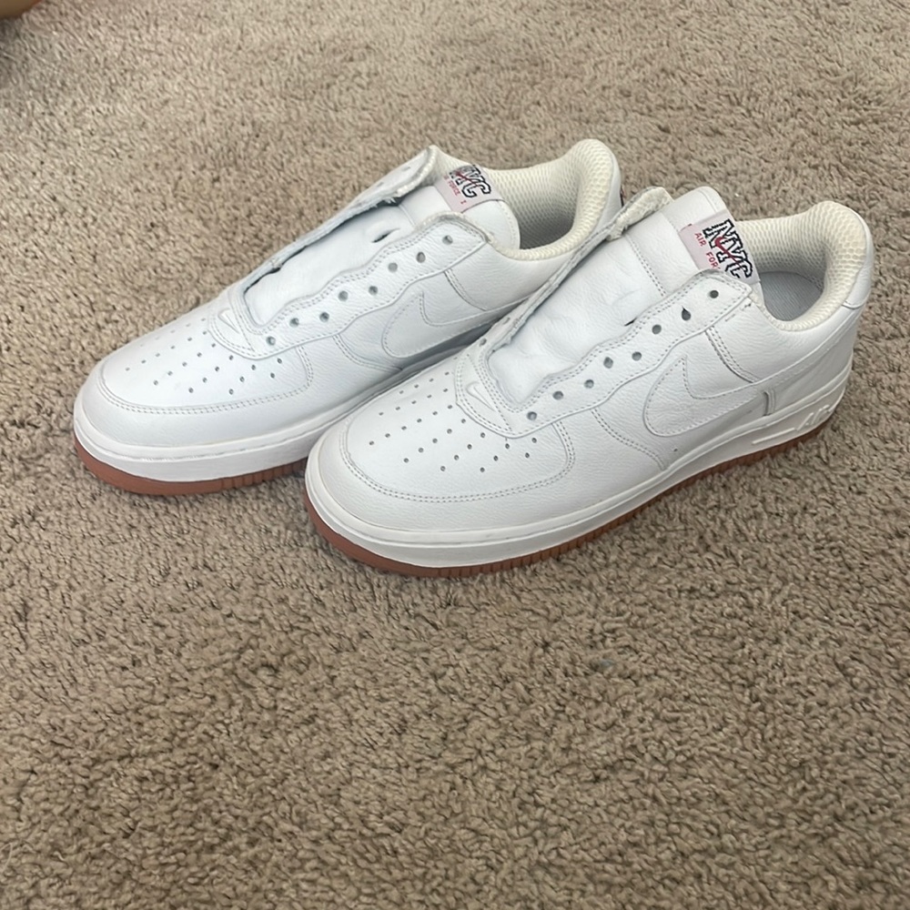 Never worn Nike air forces size 9
